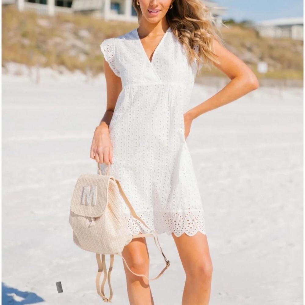 White summer dress